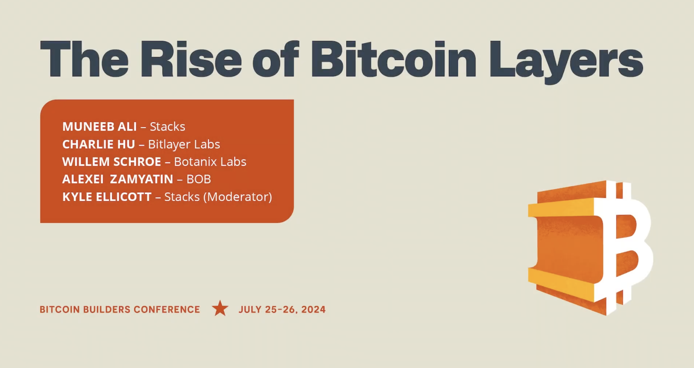 The Rise of Bitcoin Layers